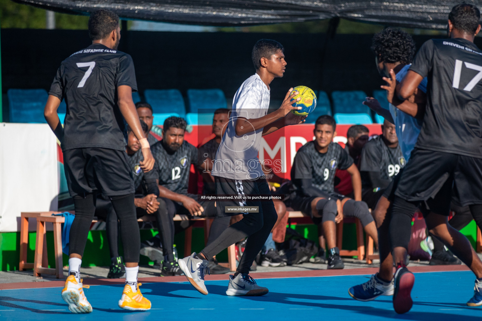 Day 9 of 6th MILO Handball Maldives Championship 2023, held in Handball ground, Male', Maldives on 28th May 2023 Photos: Nausham Waheed/ Images.mv