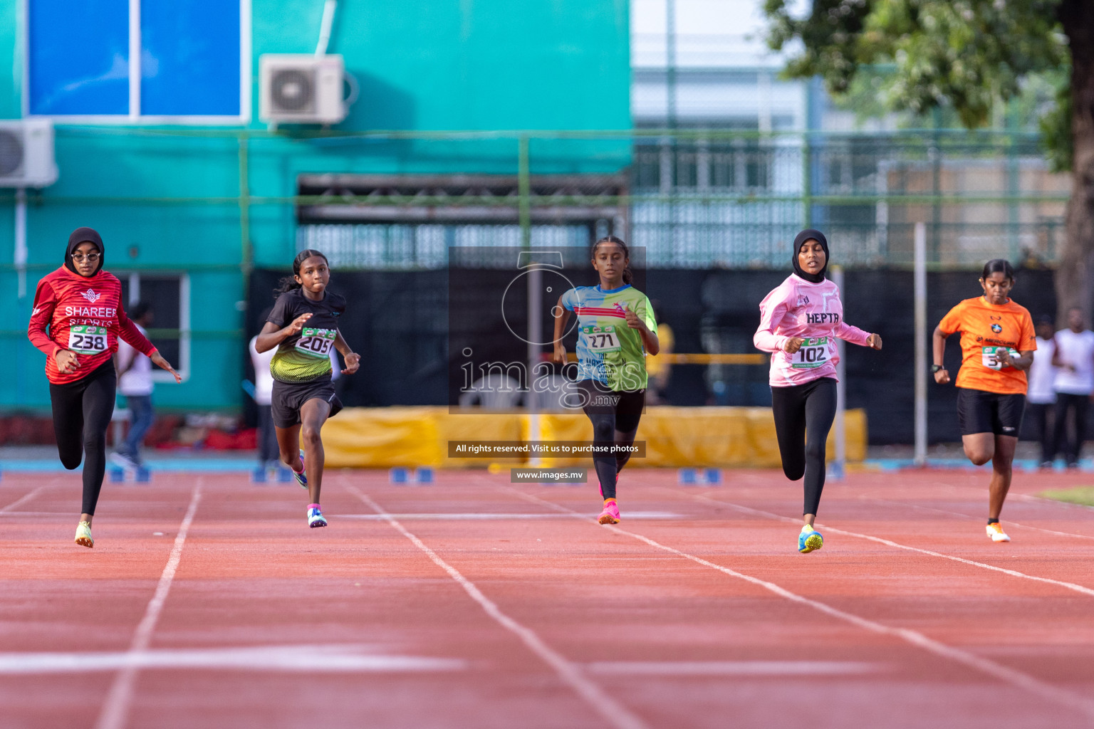 Day 1 of National Athletics Championship 2023 was held in Ekuveni Track at Male', Maldives on Friday, 23rd November 2023. Photos: Nausham Waheed / images.mv