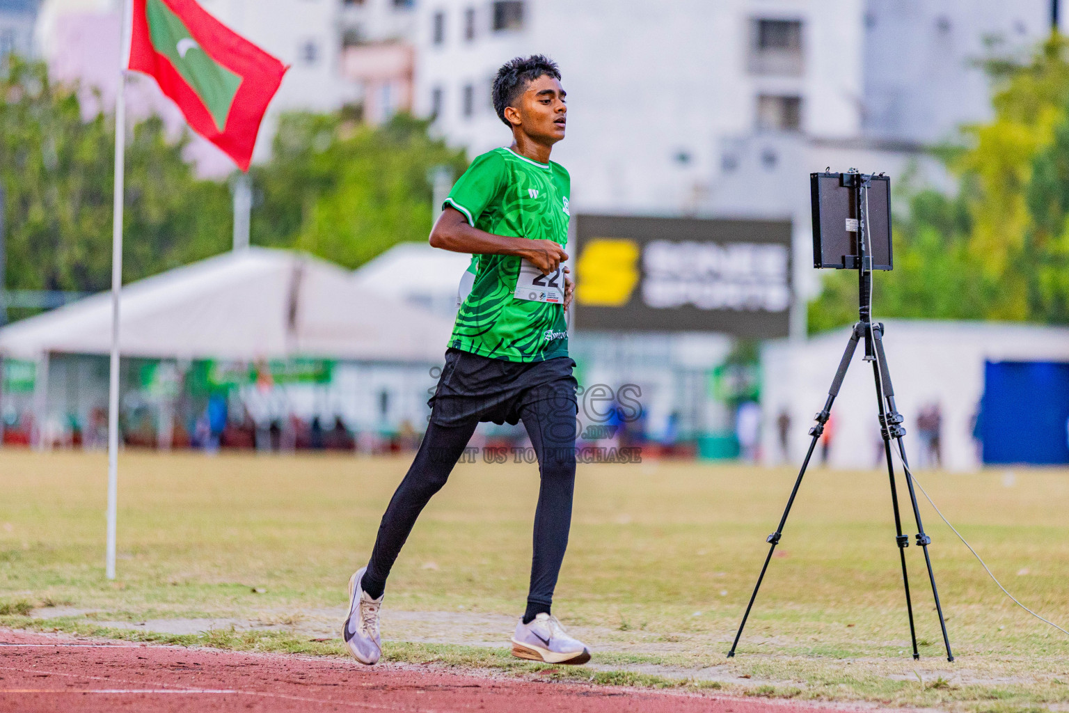 Day 3 of Inter-school Athletics Championship 2025 held in Ekuveni Synthetic Track, Male', Maldives on Wednesday, 08th October 2025. Photos by: Areef Adam  / Images.mv