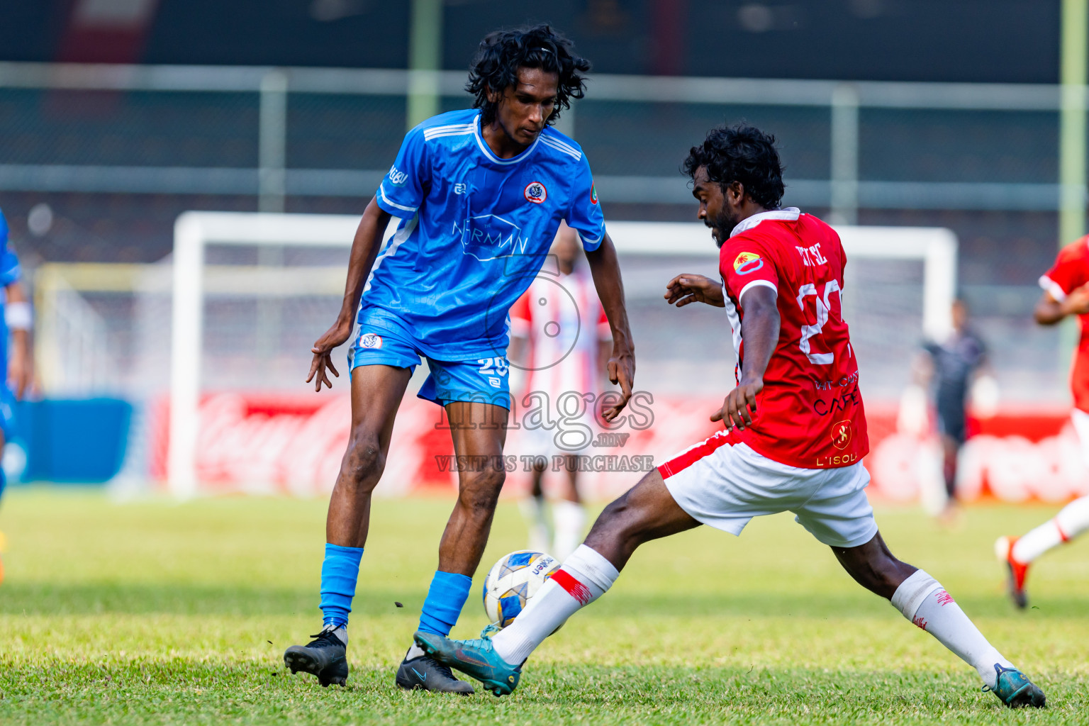 Masodi SC vs Tent SC in the Semi Final of Second Division 2023 in Male' Maldives on Sunday, 11th February 2023. Photos: Nausham Waheed / images.mv