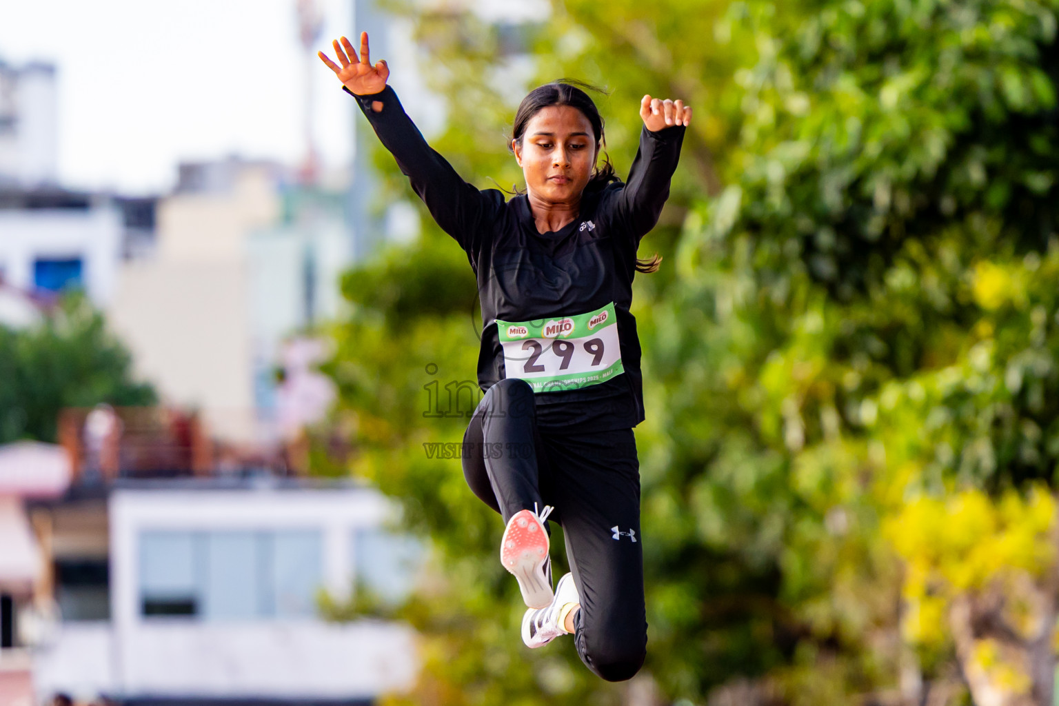 Day 2 of National Athletics Championship 2025 was held at Ekuveni Running Ground in Male', Maldives on Friday, 15th August 2025. Photos: Nausham Waheed  / images.mv