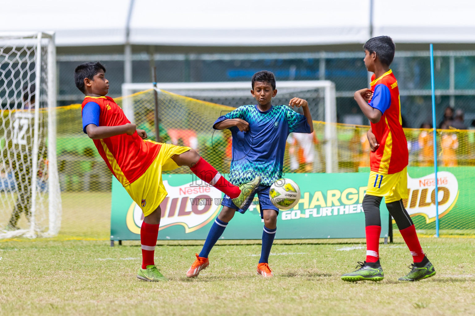 Day 3 of MILO Academy Championship 2025 (U-12) was held at Henveiru Stadium in Male', Maldives on Saturday, 3rd May 2025. 
Photos: Hassan Simah  / images.mv