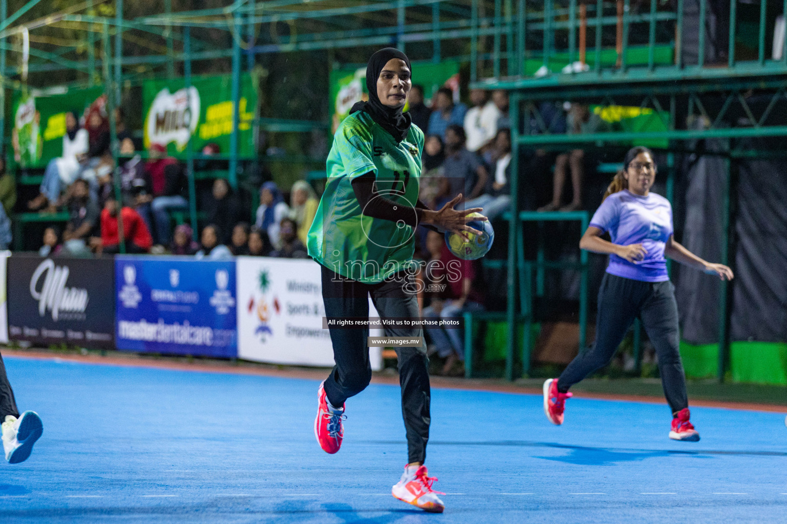 Quarter Final of 7th Inter-Office/Company Handball Tournament 2023, held in Handball ground, Male', Maldives on Friday, 20th October 2023 Photos: Nausham Waheed/ Images.mv