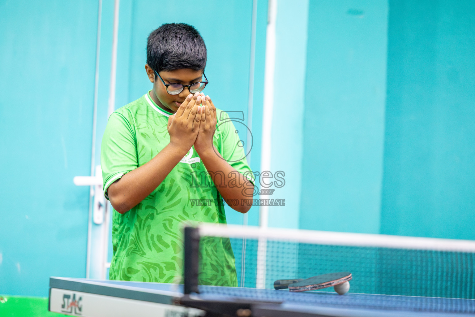 Day 2 of Interschool Table Tennis Tournament 2025 held at Male' TT Hall, Male', Maldives on Thursday, 15th May 2025. Photos By: Ismail Thoriq / images.mv