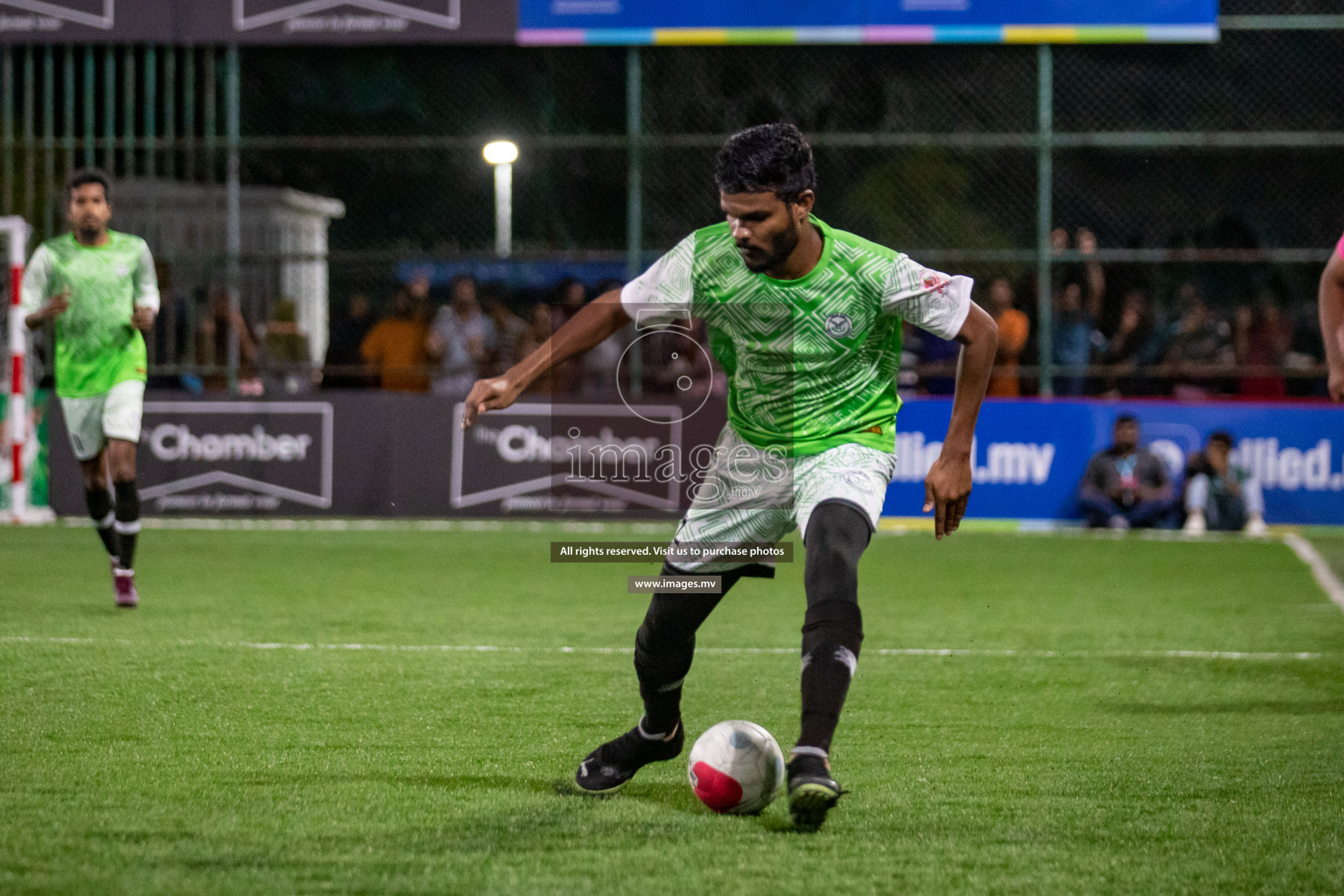 Club AVSEC vs TEAM DJA in Club Maldives Cup 2022 was held in Hulhumale', Maldives on Sunday, 9th October 2022. Photos: Hassan Simah / images.mv