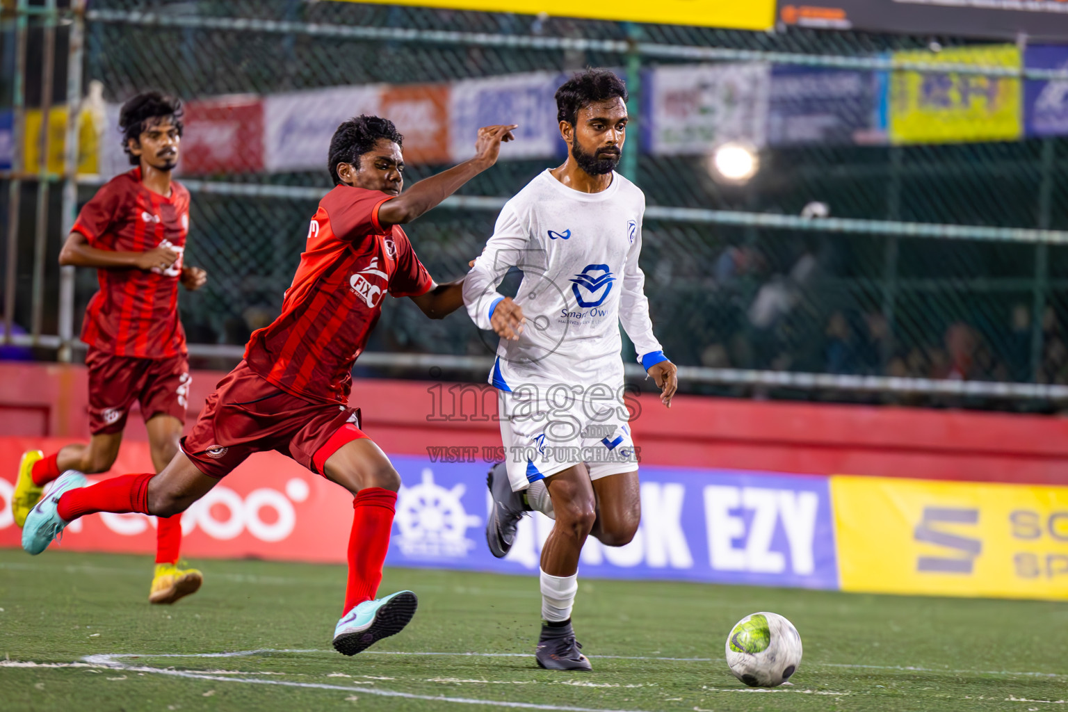 K Gaafaru VS K Huraa in Day 25 of Golden Futsal Challenge 2024 was held on Thursday , 8th February 2024 in Hulhumale', Maldives
Photos: Ismail Thoriq / images.mv