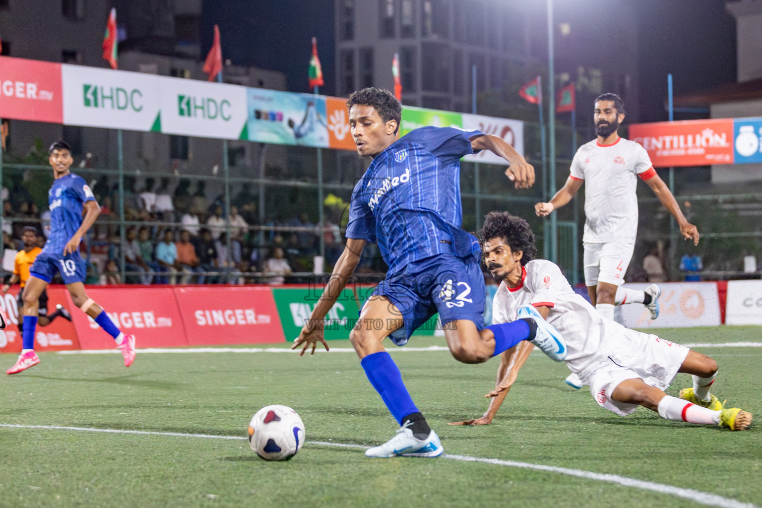 Team Allied vs Club Aasandha in Club Maldives Cup 2024 held in Rehendi Futsal Ground, Hulhumale', Maldives on Monday, 23rd September 2024. 
Photos: Mohamed Mahfooz Moosa / images.mv