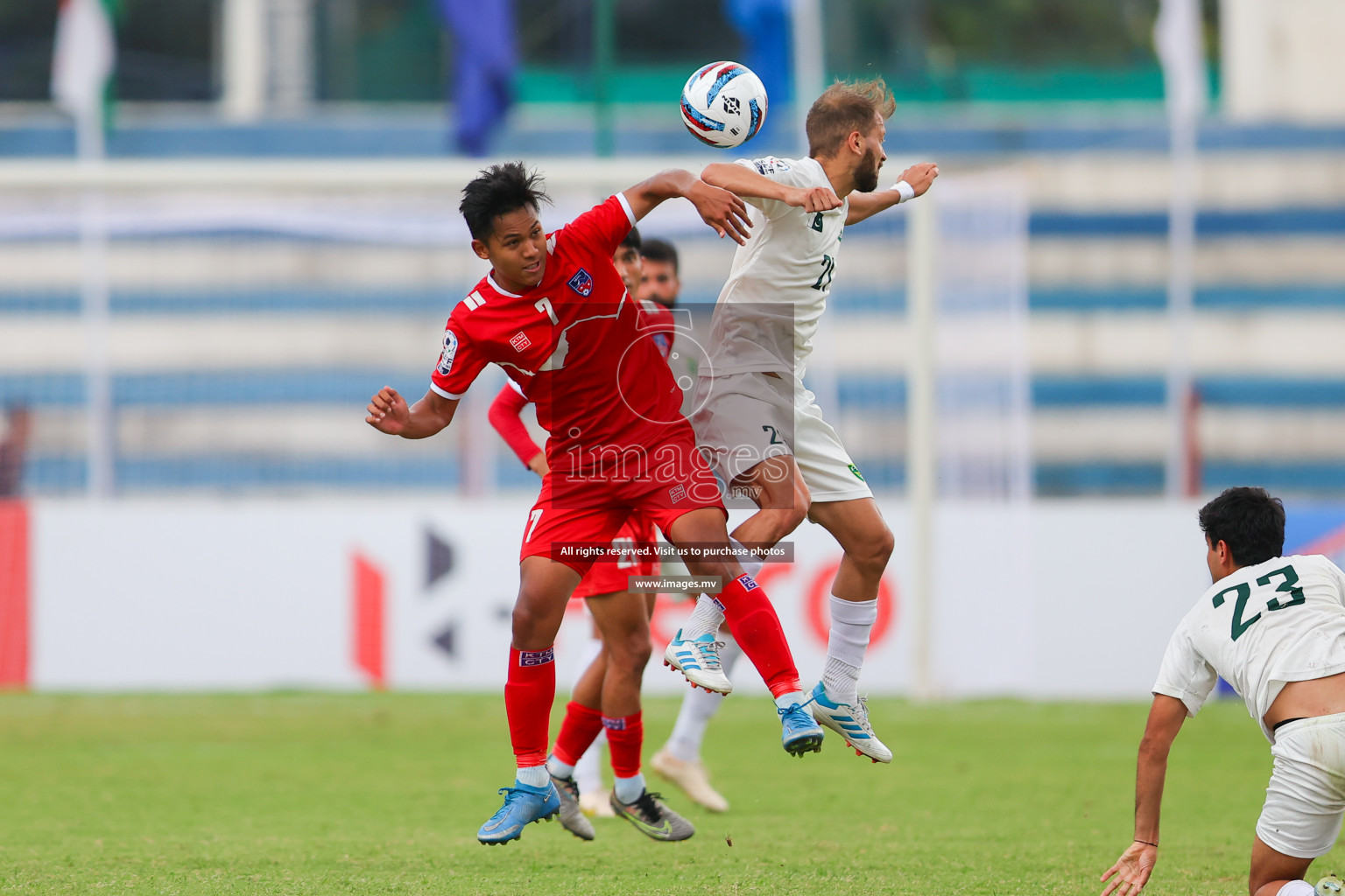 Nepal vs Pakistan in SAFF Championship 2023 held in Sree Kanteerava Stadium, Bengaluru, India, on Tuesday, 27th June 2023. Photos: Nausham Waheed, Hassan Simah / images.mv