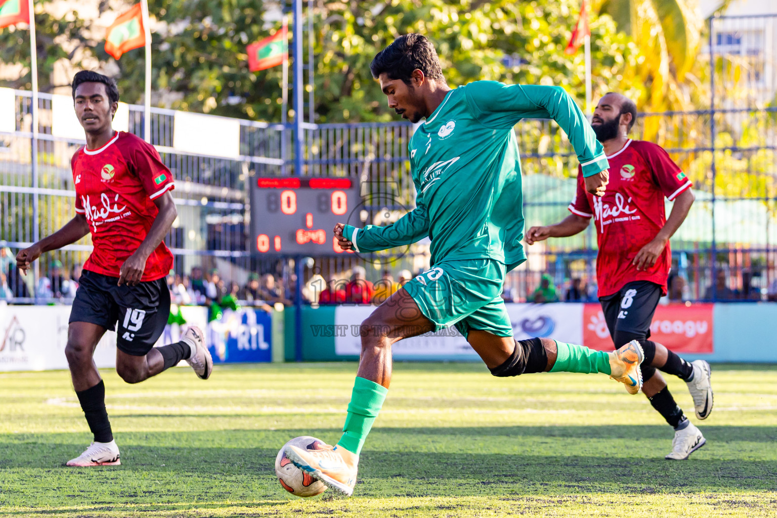 Maalhos vs Goidhoo in Day 6 of Better in Baa Futsal Fiesta 2025 Men's division held in B. Eydhafushi, Maldives on Monday, 10th November 2025. Photos: Nausham Waheed / images.mv