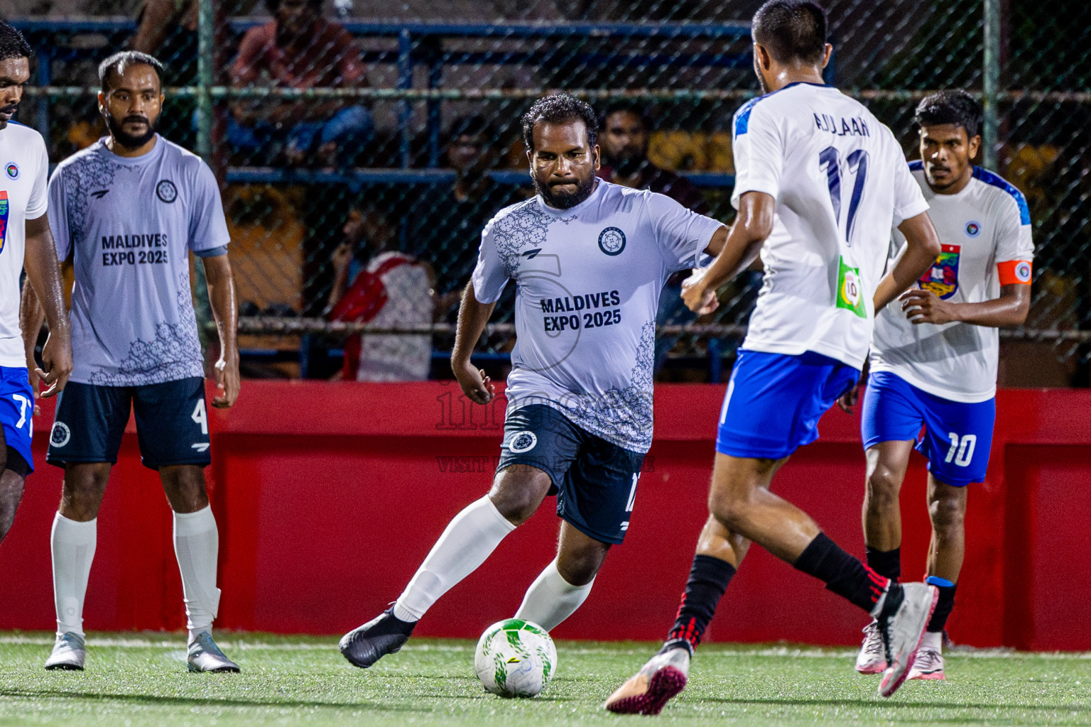 Police Club vs Trade Club in Day 13 of Office League 2025 was held on Monday, 28th April 2025 in Hulhumale', Maldives. Photos: Nausham Waheed / images.mv