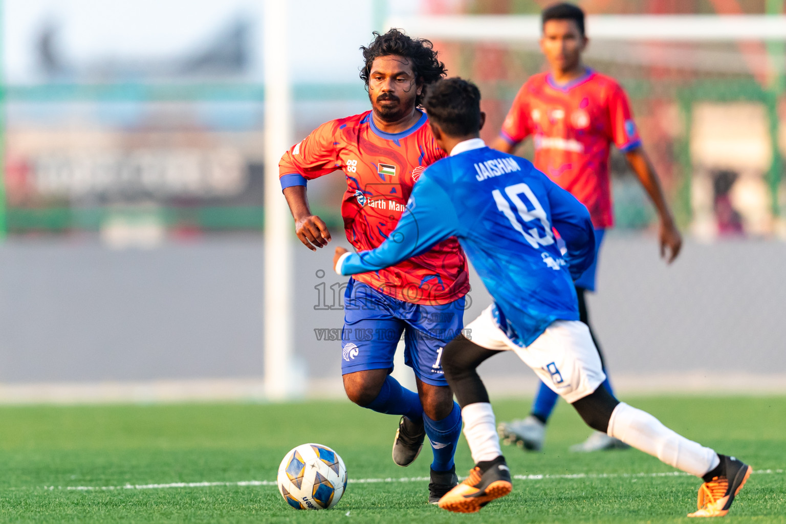 Chester Academy vs Baburu SC from Manadhoo Council Cup 2024 in N Manadhoo Maldives on Tuesday, 20th February 2023. Photos: Nausham Waheed / images.mv