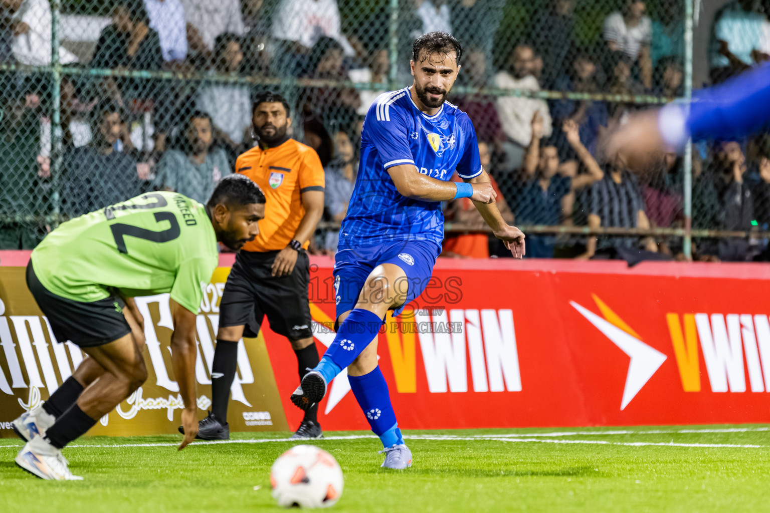 Mylo City SC vs Team Kaashidhoo in Day 1 of Kings Cup of Club Maldives Cup 2025 held in Rehendi Futsal Ground, Hulhumale', Maldives on Saturday, 30th August 2025. Photos: Areef / images.mv