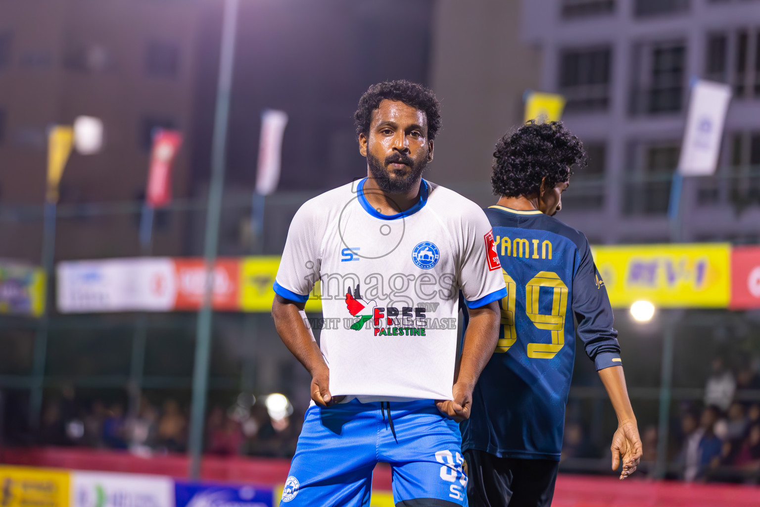 Th Guraidhoo vs Th Veymandoo in Day 15 of Golden Futsal Challenge 2024 was held on Monday, 29th January 2024, in Hulhumale', Maldives
Photos: Ismail Thoriq / images.mv