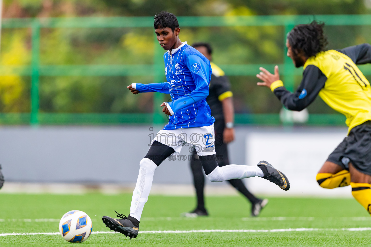 Chester Academy vs Kanmathi Juniorsfrom Manadhoo Council Cup 2024 in N Manadhoo Maldives on Friday, 16th February 2023. Photos: Nausham Waheed / images.mv