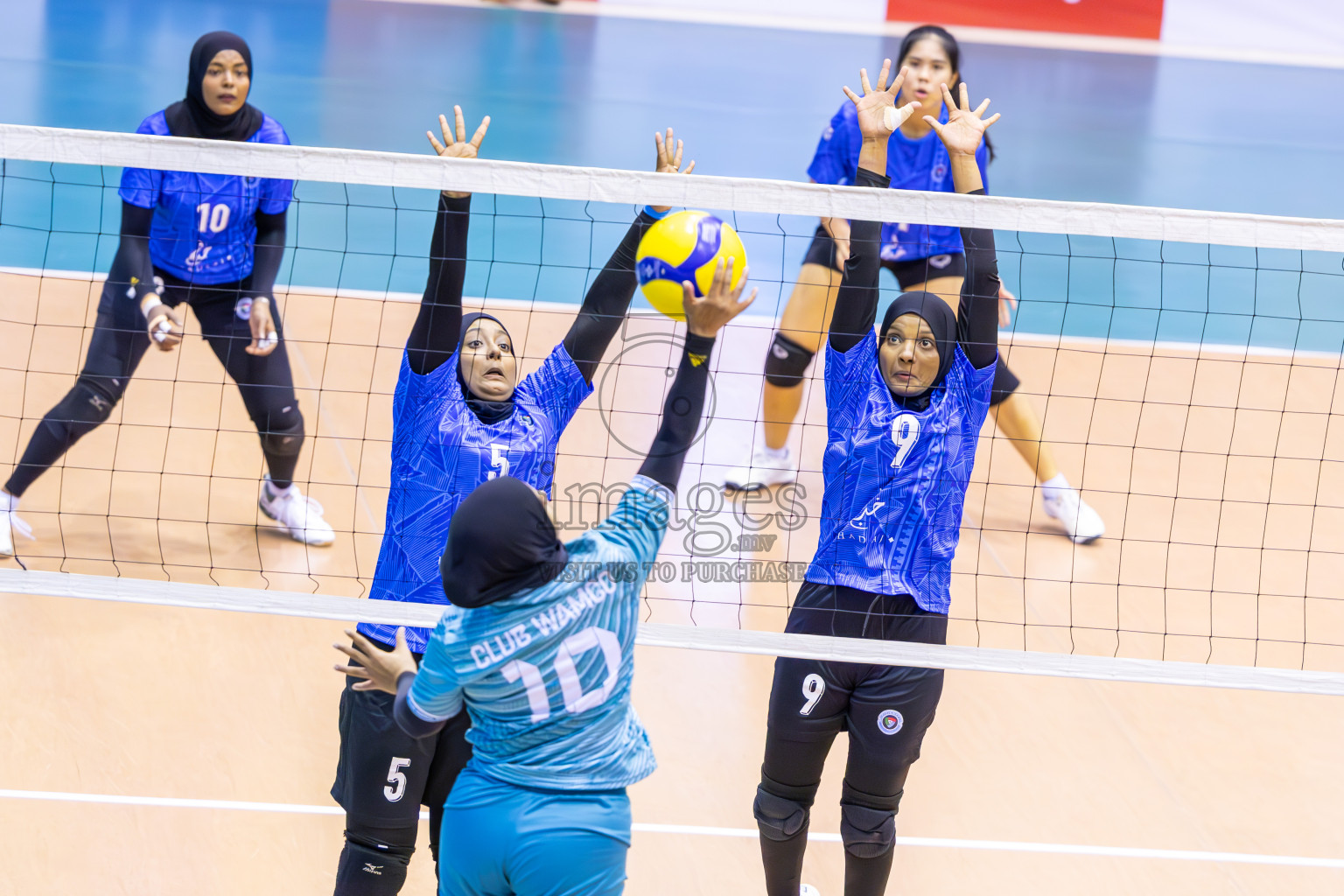 Club WAMCO vs Police Club in the final of National Volleyball Championship 2024 (women's division) was held in Social Center Indoor Hall on Thursday, 24th October 2024. 
Photos: Ismail Thoriq / images.mv