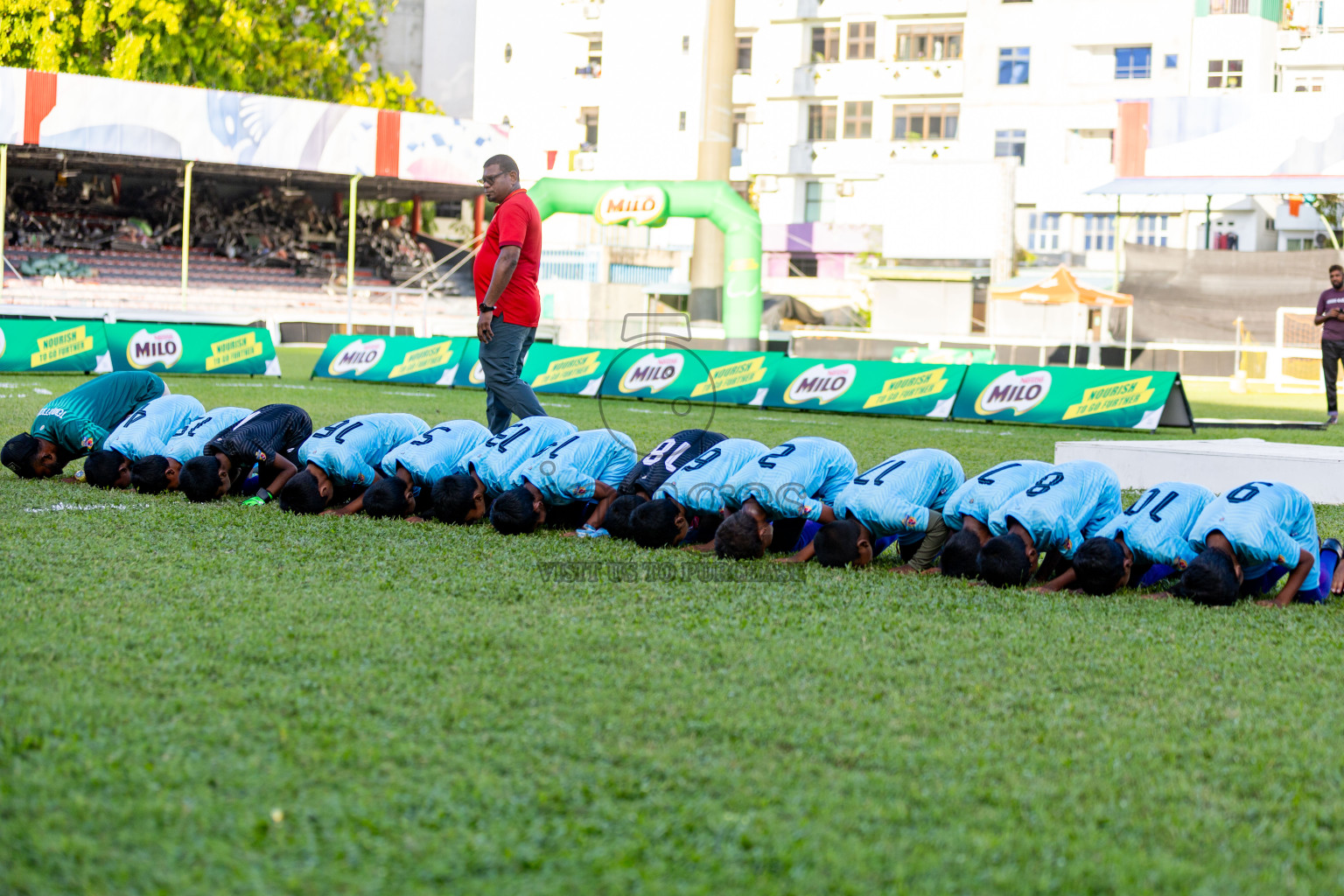 Day 2 of MILO Kids Football Fiesta was held at National Stadium in Male', Maldives on Saturday, 24th February 2024.