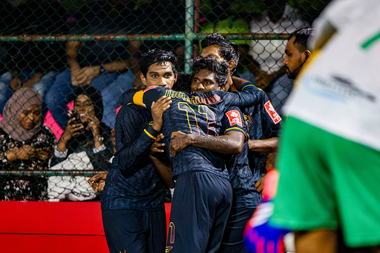 B Thulhaadhoo vs B Fehendhoo in Day 18 of Golden Futsal Challenge 2025 was held on Wednesday, 22nd January 2025, in Hulhumale', Maldives. Photos: Nausham Waheed / images.mv
