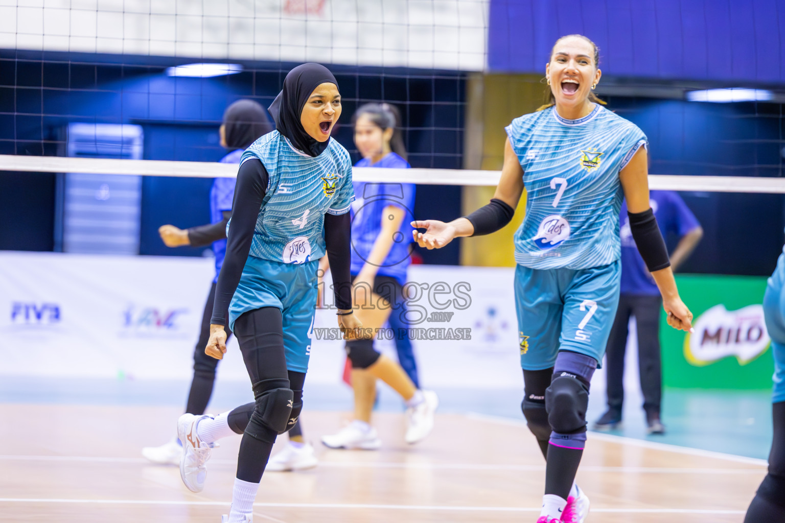 Club WAMCO vs Police Club in the final of National Volleyball Championship 2024 (women's division) was held in Social Center Indoor Hall on Thursday, 24th October 2024. 
Photos: Ismail Thoriq / images.mv