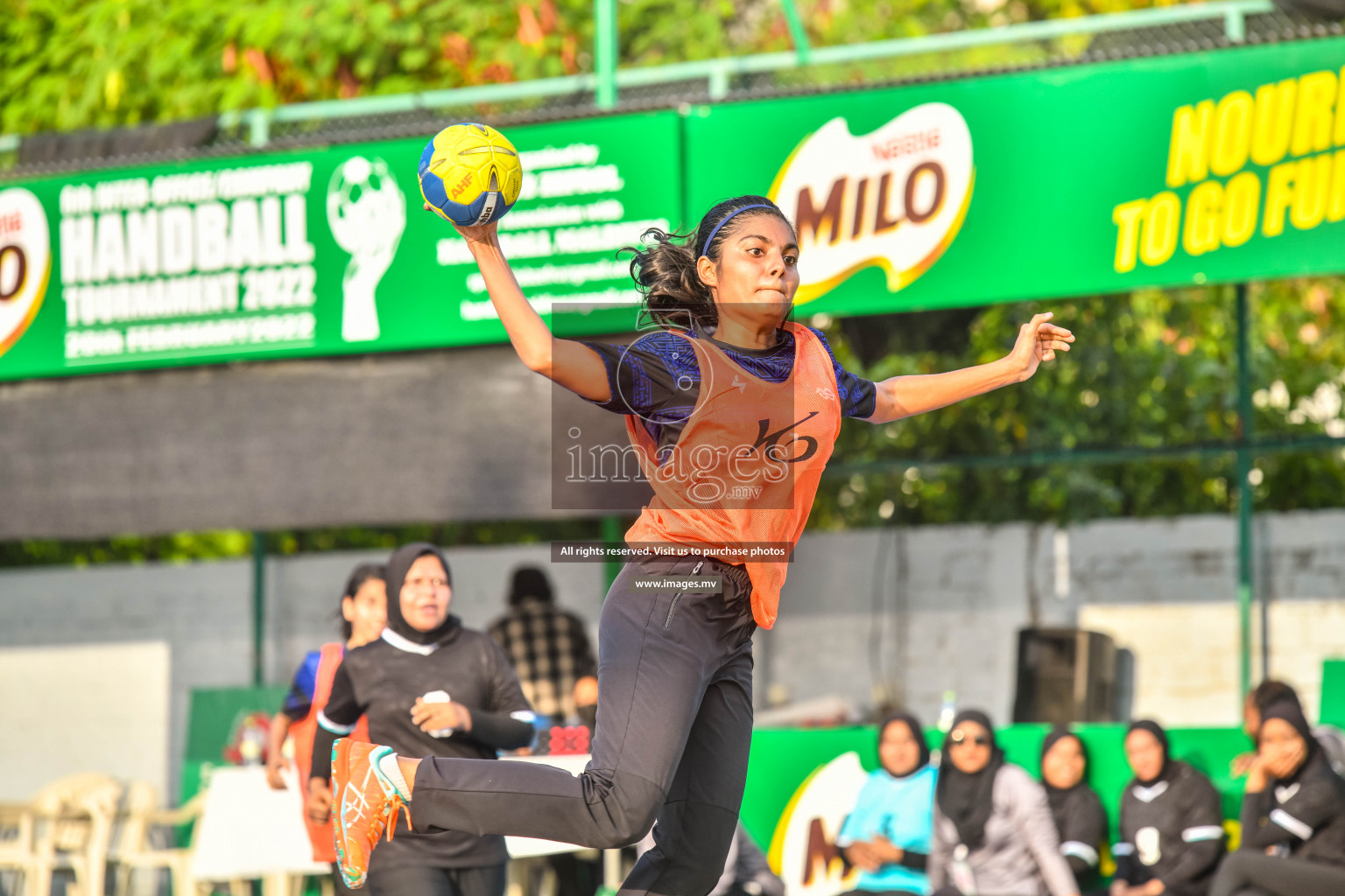 Day 4 of Milo 6th Inter Office Handball Tournament 2022 - Photos by  Nausham Waheed