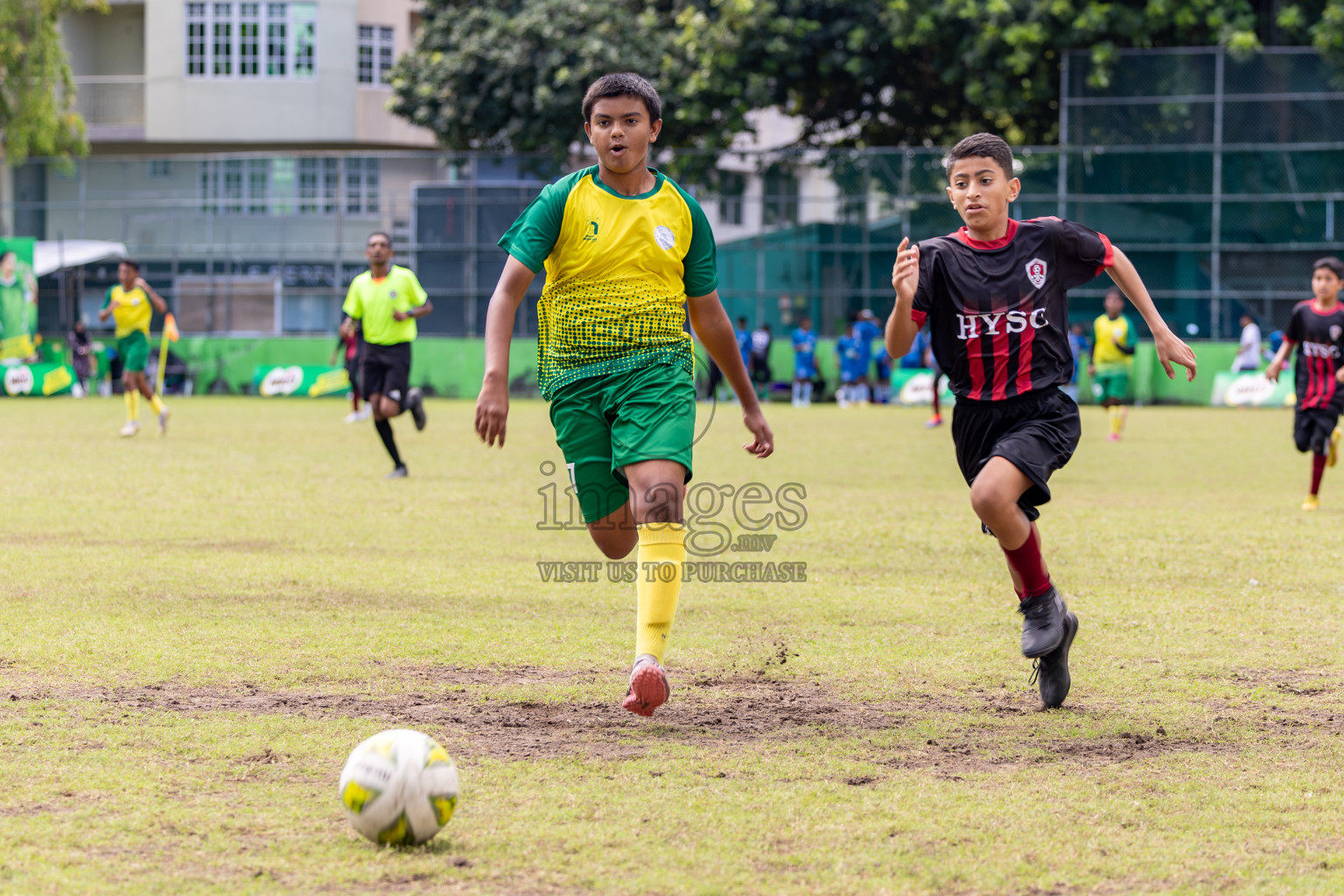 Day 3 of MILO Academy Championship 2024 (U-14) was held in Henveyru Stadium, Male', Maldives on Saturday, 2nd November 2024.
Photos: Hassan Simah / Images.mv