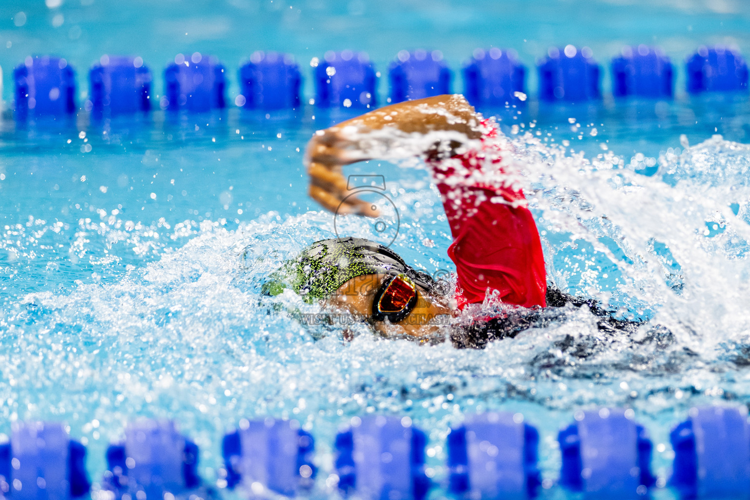 Day 2 of BML 6th National Kids Swimming Kids Festival 2025 held in Hulhumale', Maldives on Tuesday, 4th November 2024. Photos: Hassan Simah / images.mv