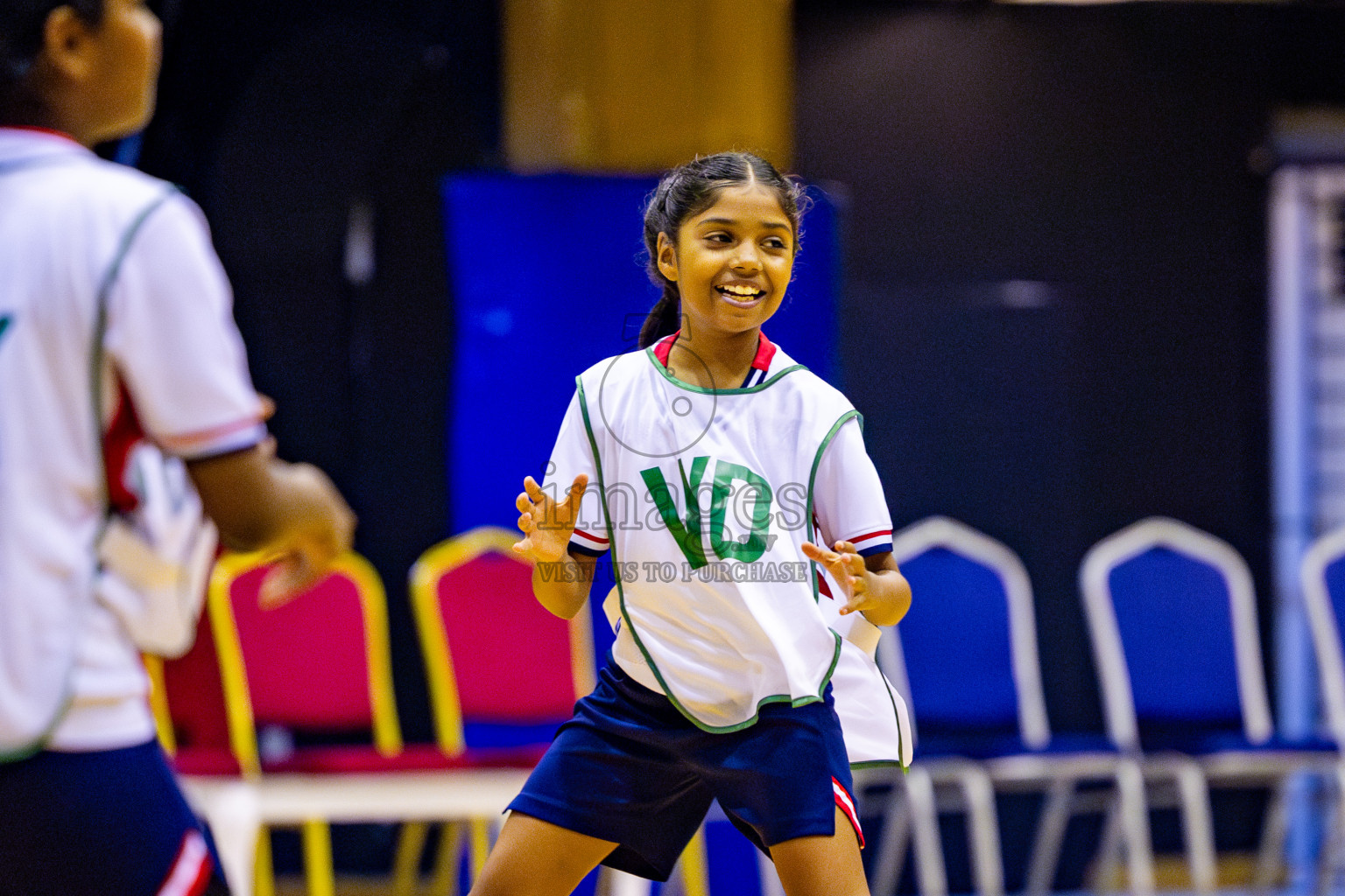 Fiontti Sports Club vs Net Queens in Day 2 of 3rd Junior Championship - Netball association of Maldives, held at Social Center on Monday 20th January 2025 . Photos by Nausham Waheed