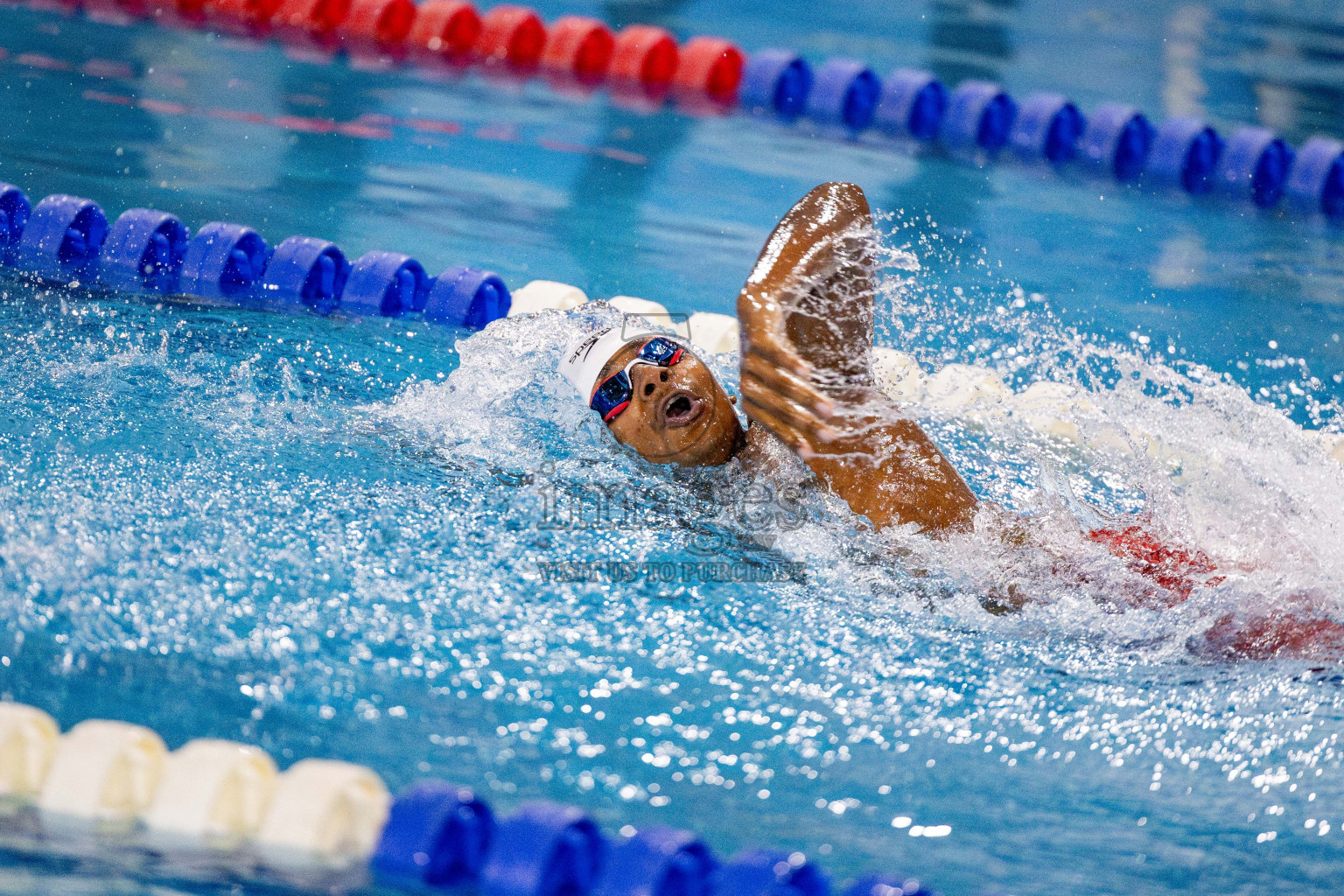 Day 4 of National Swimming Championship 2024 held in Hulhumale', Maldives on Monday, 16th December 2024. Photos: Hassan Simah / images.mv