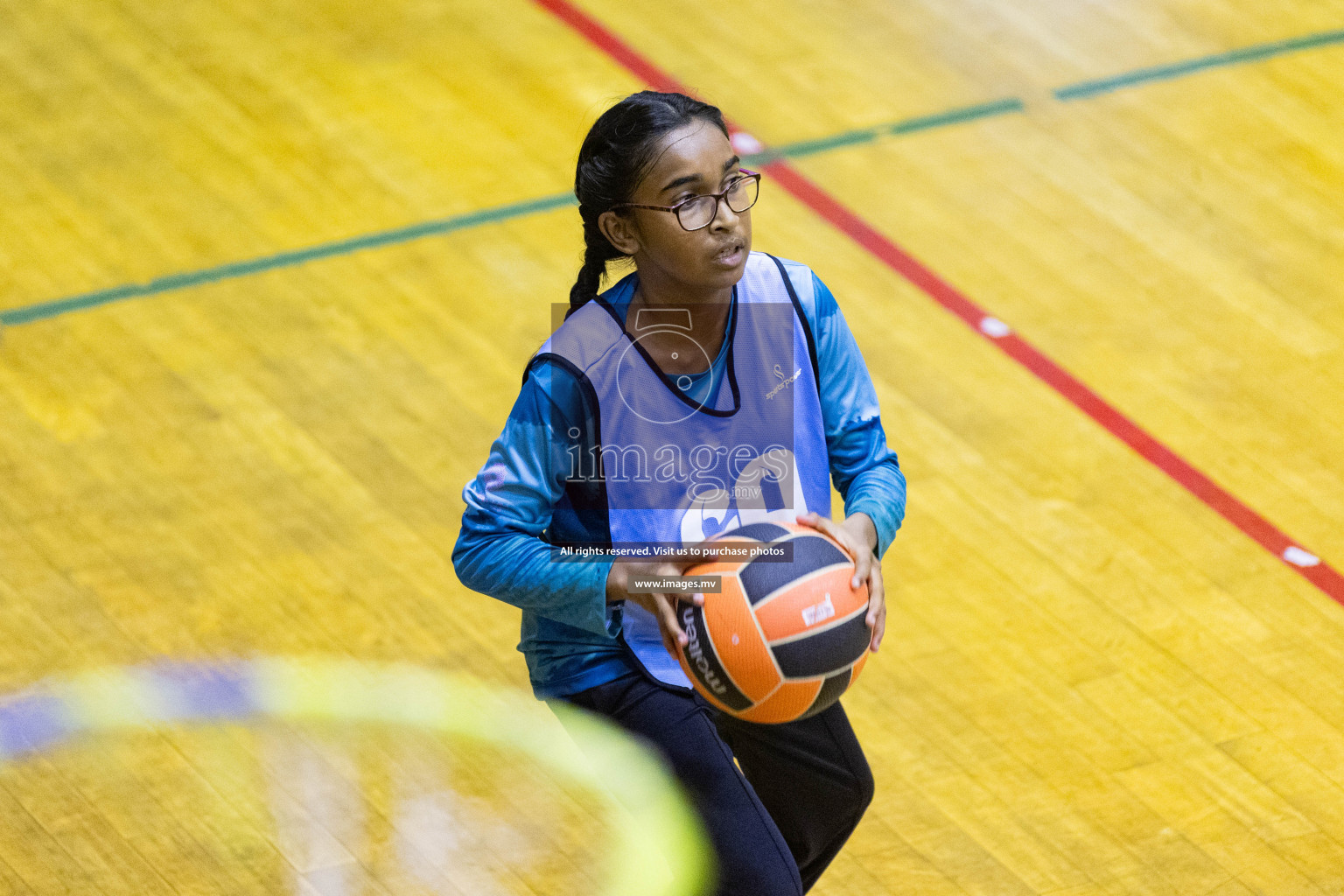 Day 10 of 24th Interschool Netball Tournament 2023 was held in Social Center, Male', Maldives on 5th November 2023. Photos: Nausham Waheed / images.mv