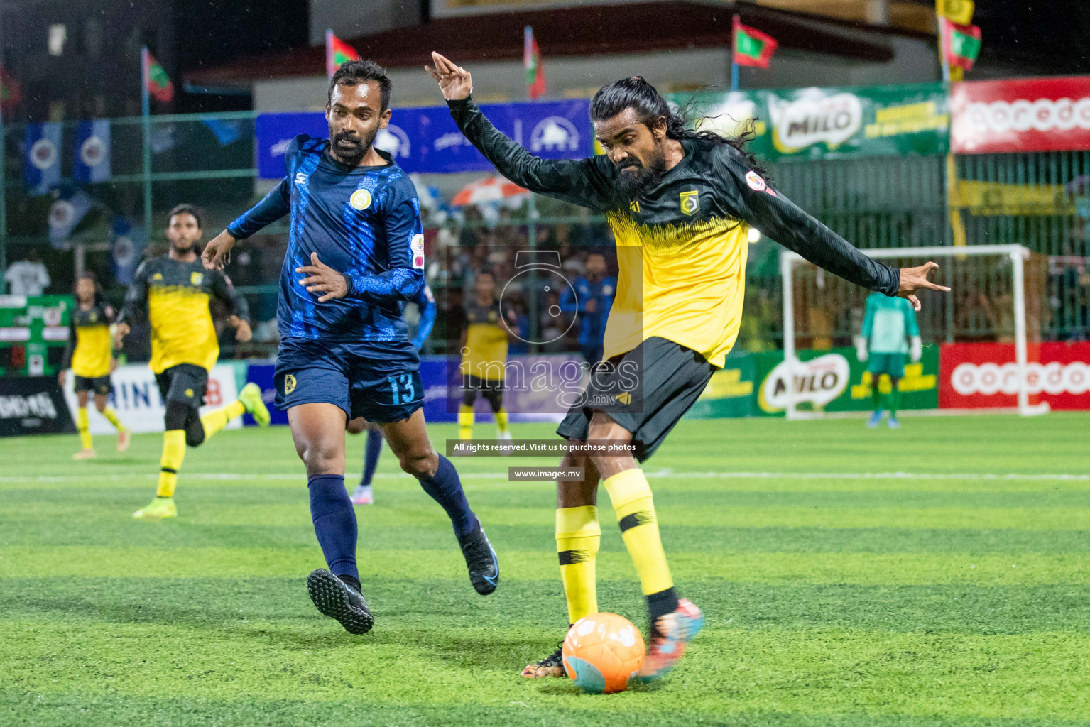 Team MPL vs Team RRC in the Quarter Finals of Club Maldives 2021 held at Hulhumale'; on 13th December 2021 Photos:Shu Abdul Sattar / images/mv