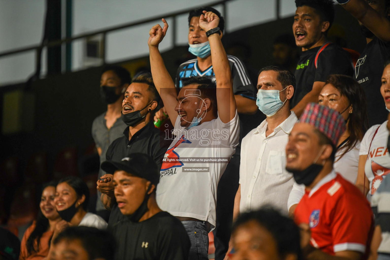 Nepal vs Sri Lanka in SAFF Championship 2021 held on 4th October 2021 in Galolhu National Stadium, Male', Maldives