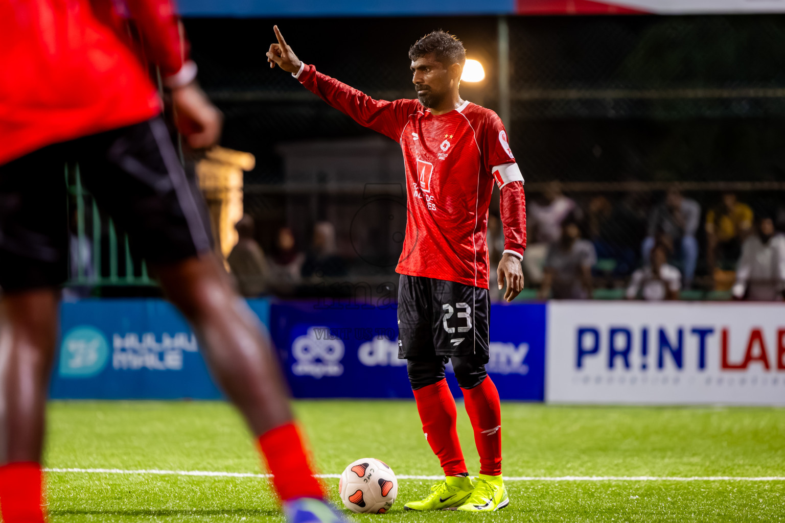 BML vs GRC in Day 6 of Club Maldives Cup 2025 was held in Rehendhi Futsal Ground, Hulhumale', Maldives on Saturday, 4th October 2025. Photos: Nausham Waheed / images.mv