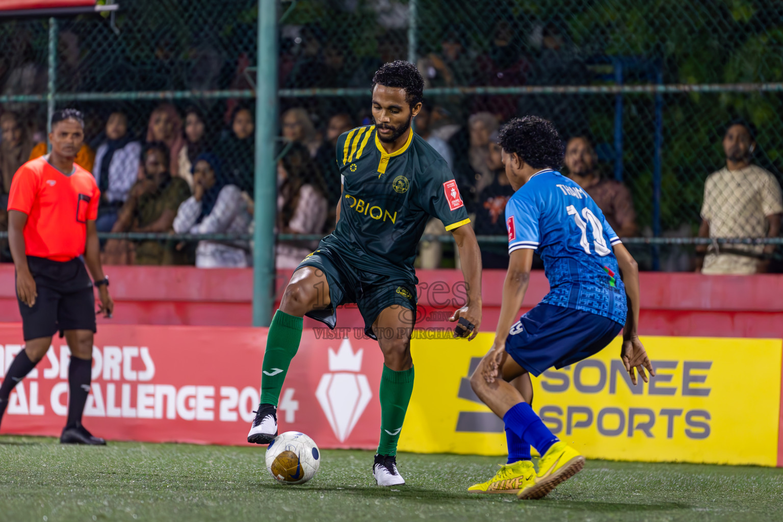 Dhandimagu vs GA Gemanafushi on Day 37 of Golden Futsal Challenge 2024 was held on Thursday, 22nd February 2024, in Hulhumale', Maldives
Photos: Ismail Thoriq / images.mv