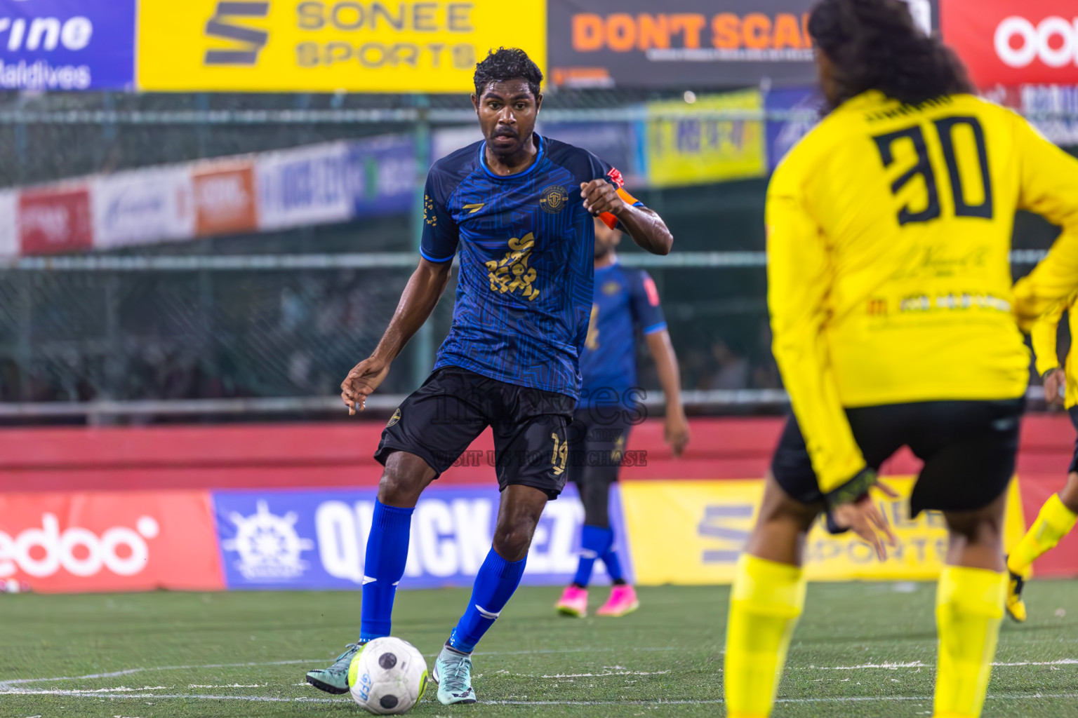 M Dhiggaru vs M Kolhufushi in Day 22 of Golden Futsal Challenge 2024 was held on Monday , 5th February 2024 in Hulhumale', Maldives
Photos: Ismail Thoriq / images.mv