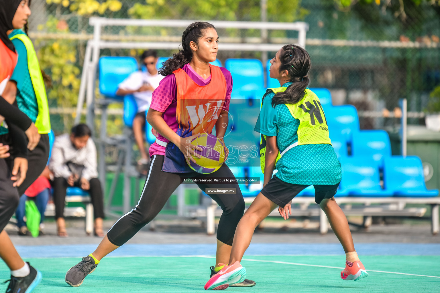 Day 6 of Junior Netball Championship 2022 on 10th March 2022 held in Male', Maldives. Photos by Nausham Waheed