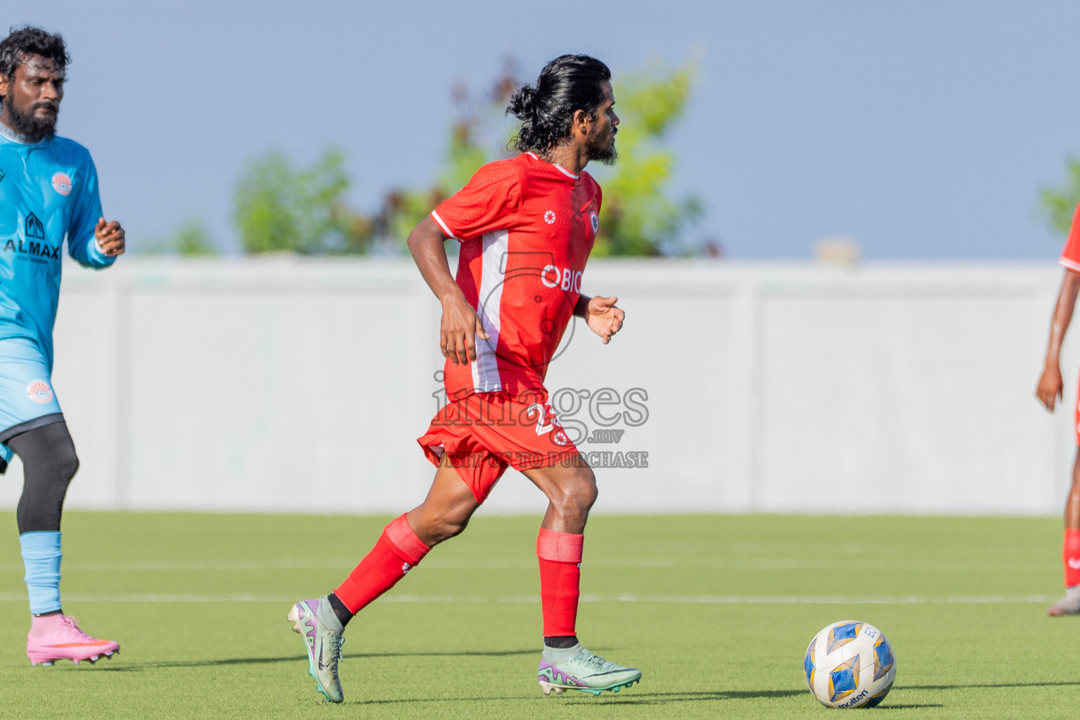 Semi Finals Match 01 Irumathi FC VS CC Sports Club in Day 7 of Eydhafushi Cup 2025 held in Eydhafushi Football Stadium at B. Eydhafushi, Maldives on Friday, 12th September 2025. Photos: Arif Rasheed / images.mv