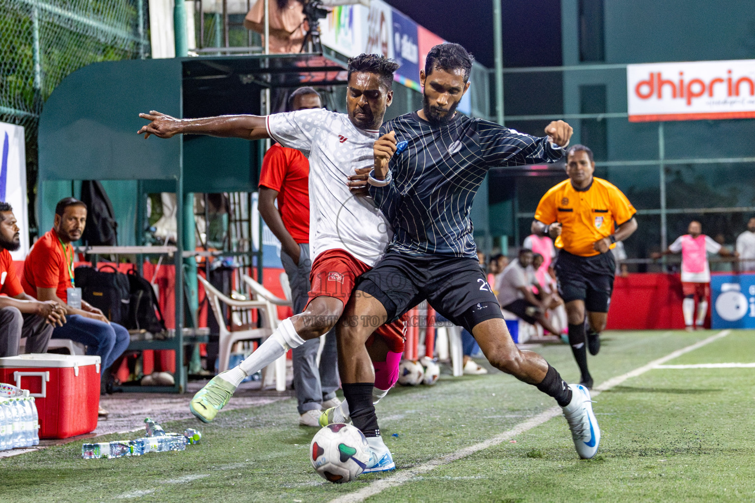 PEMA VS THAULEEMEE GULHUN in Club Maldives Classic 2024 held in Rehendi Futsal Ground, Hulhumale', Maldives on Monday, 9th September 2024. 
Photos: Nausham Waheed / images.mv