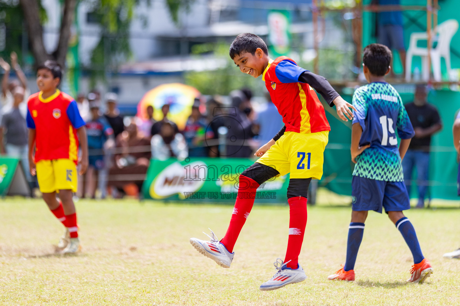 Day 3 of MILO Academy Championship 2025 (U-12) was held at Henveiru Stadium in Male', Maldives on Saturday, 3rd May 2025. 
Photos: Hassan Simah  / images.mv