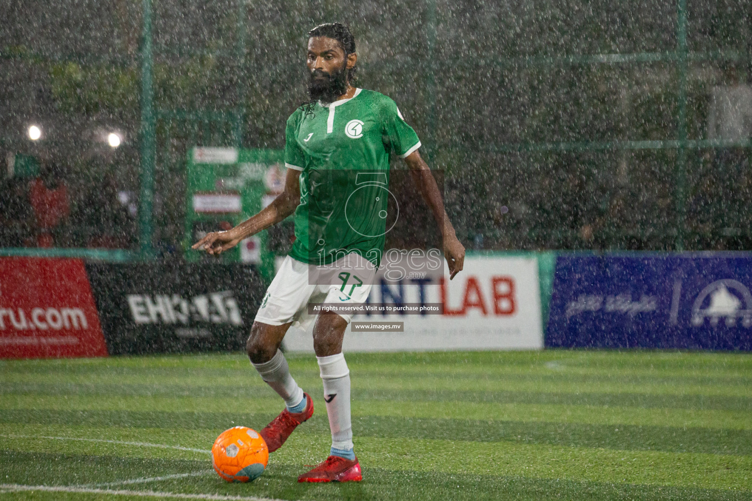 Team FSM vs Club HDC in the Quarter Finals of Club Maldives 2021 held at Hulhumale;, on 12th December 2021 Photos: Nasam / images.mv