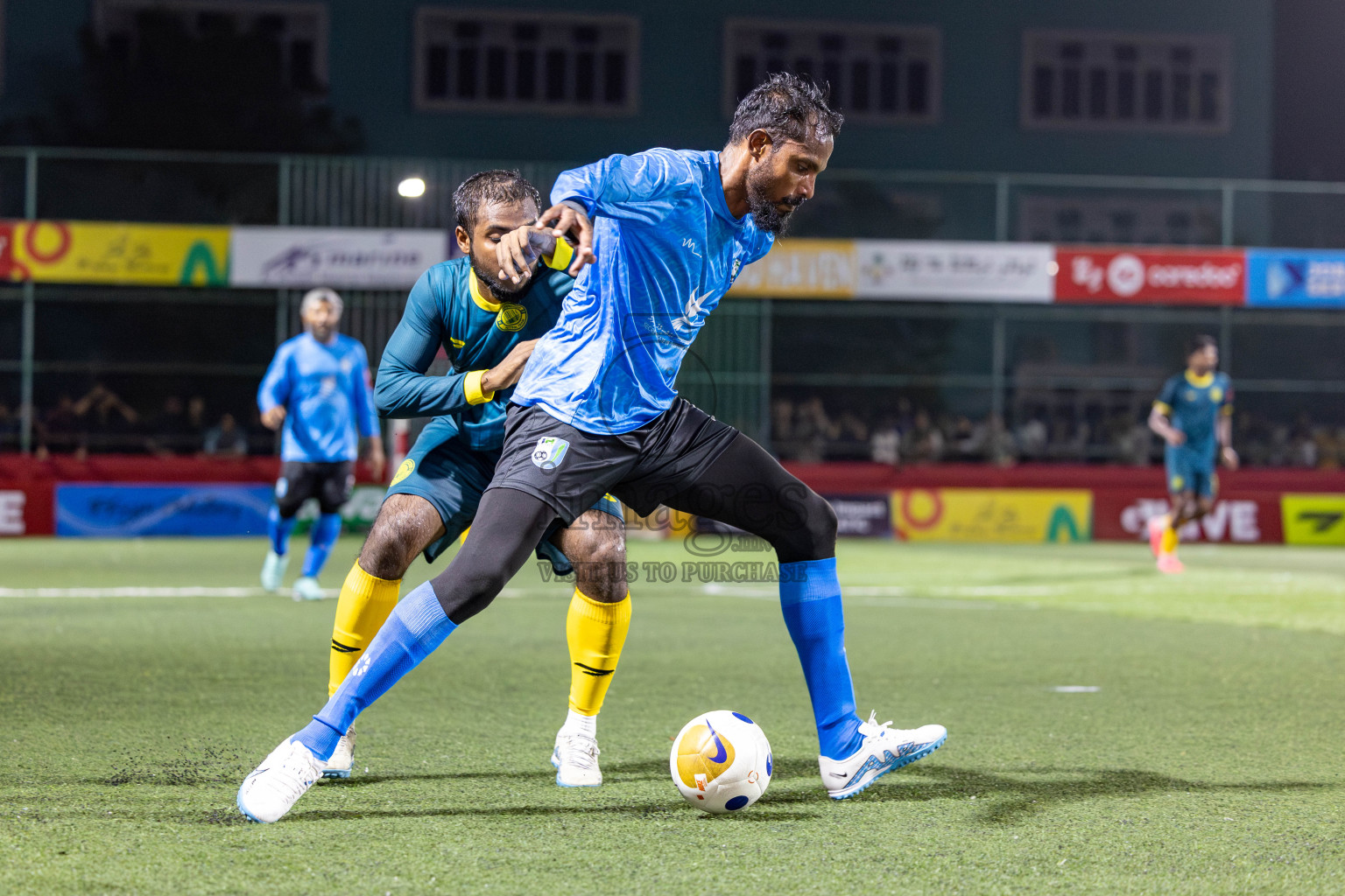 HDh. Hanimaadhoo vs HDh. Neykurendhoo in Day 1 of Golden Futsal Challenge 2025 on Sunday, 5th January 2025, in Hulhumale', Maldives 
Photos: Nausham Waheed / images.mv