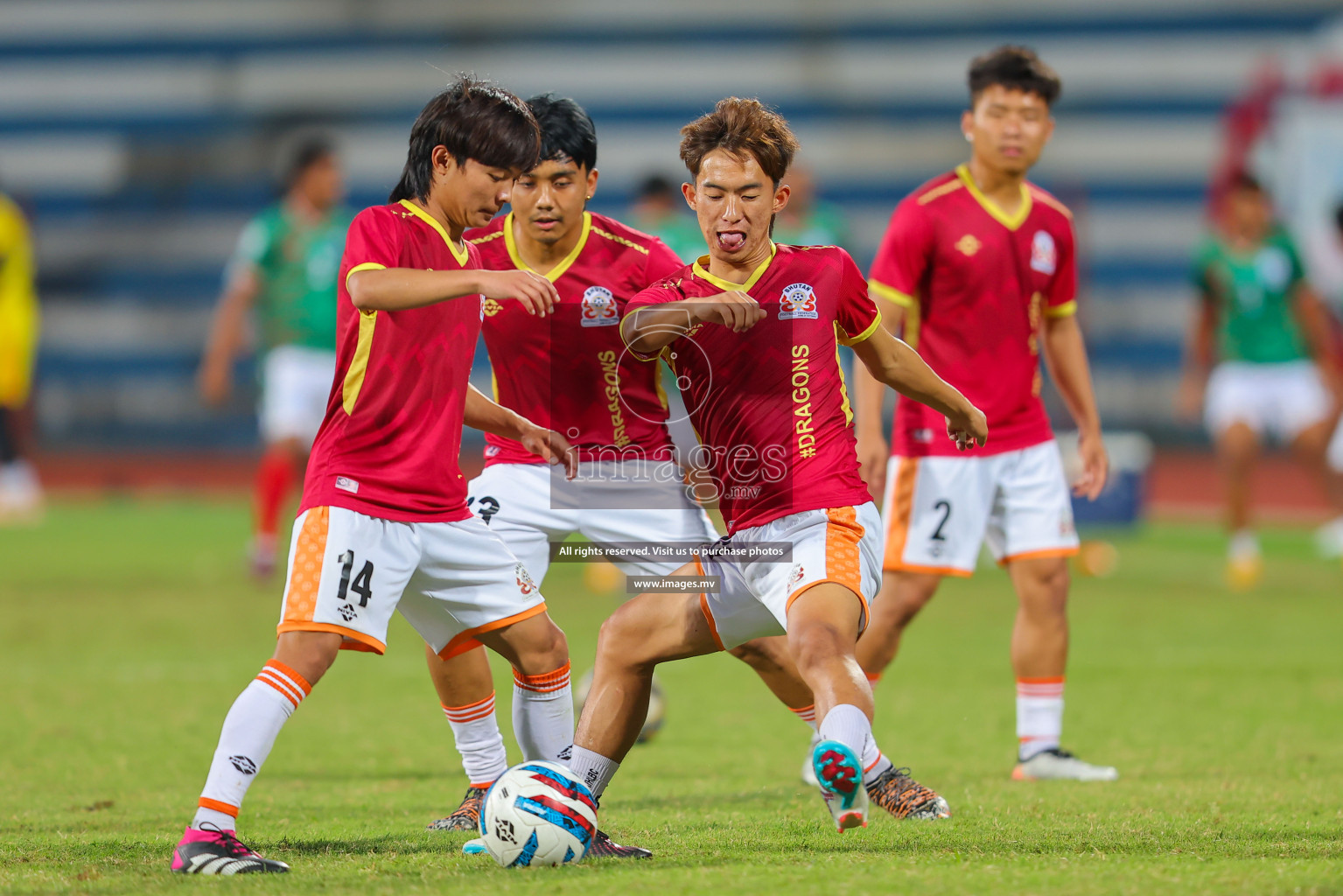 hutan vs Bangladesh in SAFF Championship 2023 held in Sree Kanteerava Stadium, Bengaluru, India, on Tuesday, 28th June 2023. Photos: Nausham Waheedh/ images.mv