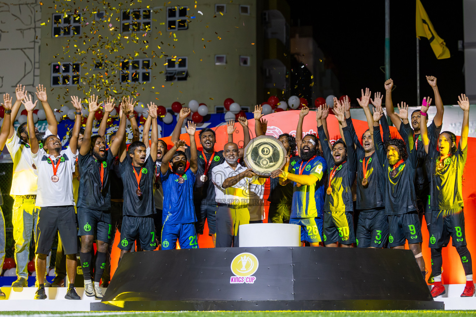Road Recreation Club vs Club Combination SC Eydhafushi in Kings Cup Final of Club Maldives 2025 was held in Rehendhi Futsal Ground, Hulhumale', Maldives on Tuesday, 9th September 2025. Photos: Ismail Thoriq / images.mv