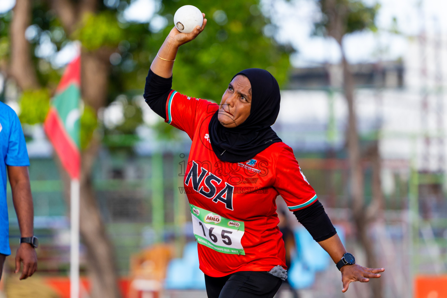 Day 3 of National Athletics Championship 2025 was held at Ekuveni Running Ground in Male', Maldives on Saturday, 16th August 2025. Photos: Nausham Waheed / images.mv