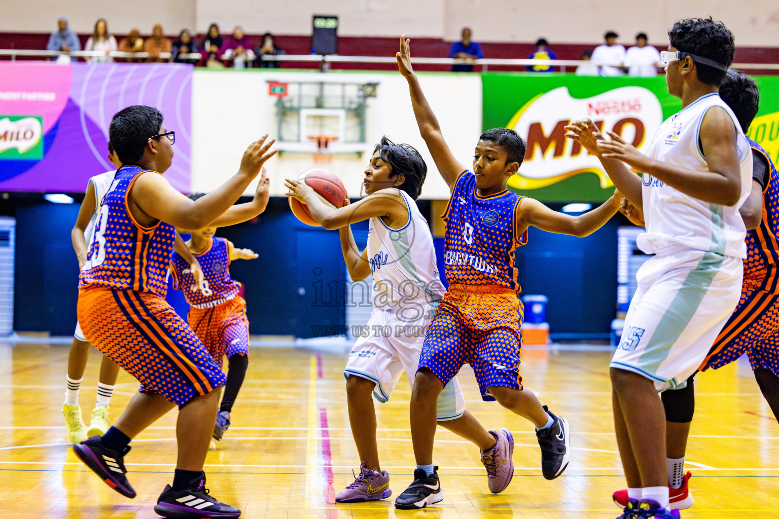 Finland International School vs Brightway International School in day 10 of Junior Championship 2024 was held in Social Center, Male', Maldives on Thursday, 21st November 2024. Photos: Nausham Waheed / images.mv