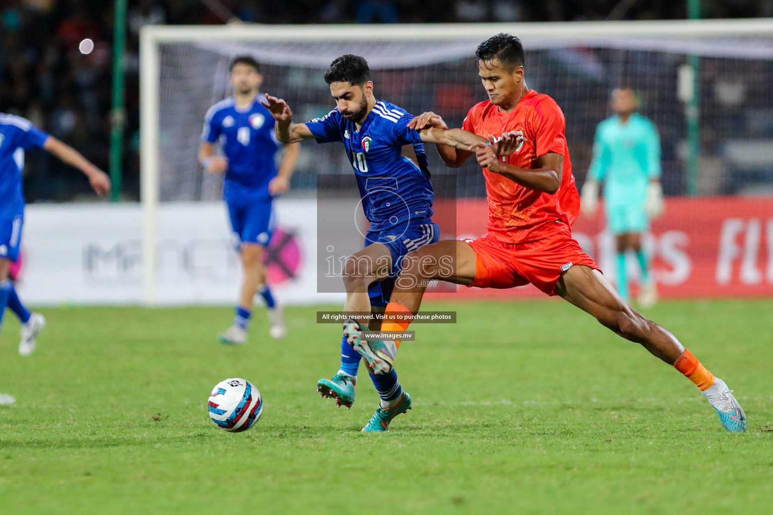 Kuwait vs India in the Final of SAFF Championship 2023 held in Sree Kanteerava Stadium, Bengaluru, India, on Tuesday, 4th July 2023. Photos: Nausham Waheed, Hassan Simah / images.mv