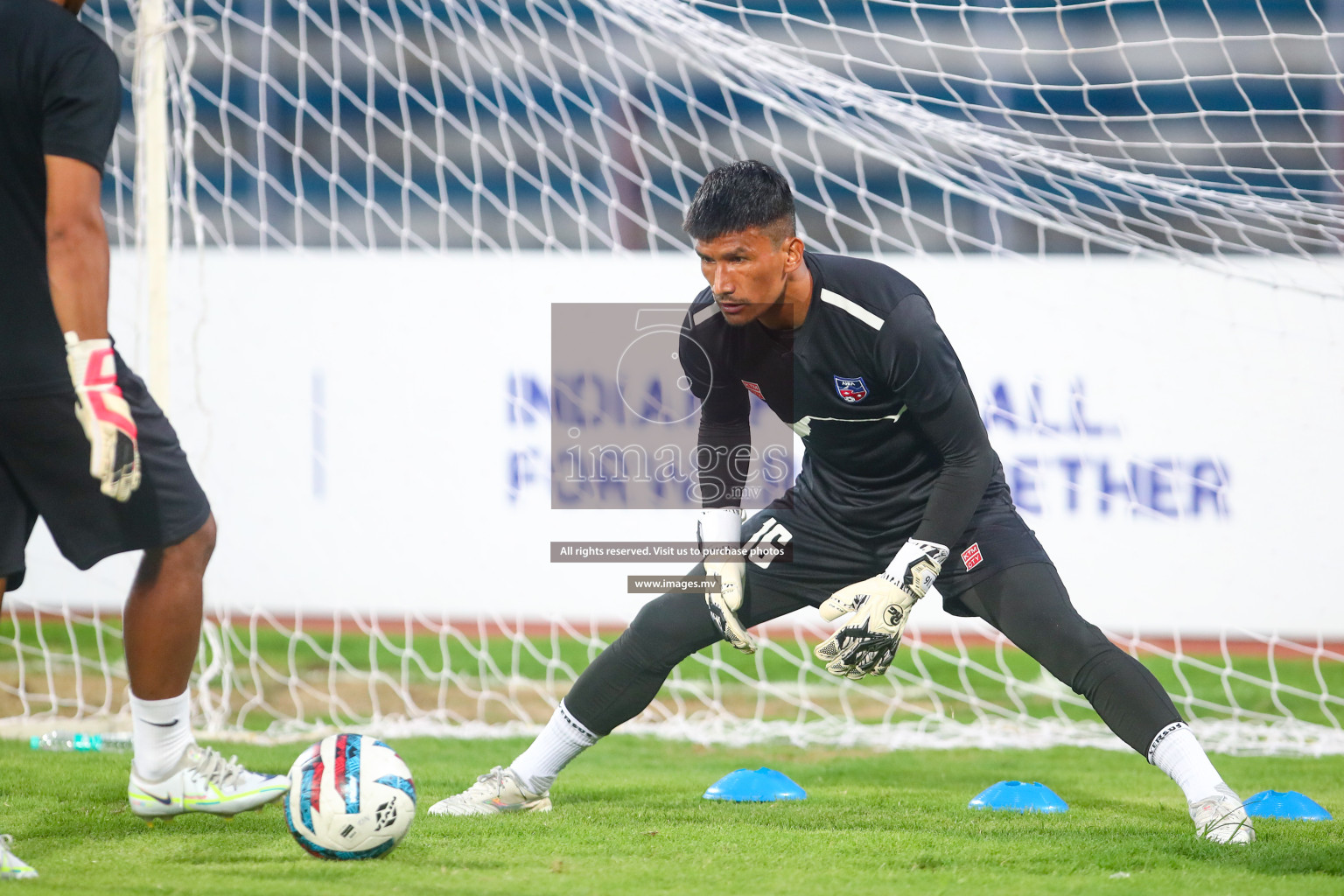 Nepal vs India in SAFF Championship 2023 held in Sree Kanteerava Stadium, Bengaluru, India, on Saturday, 24th June 2023. Photos: Hassan Simah / images.mv