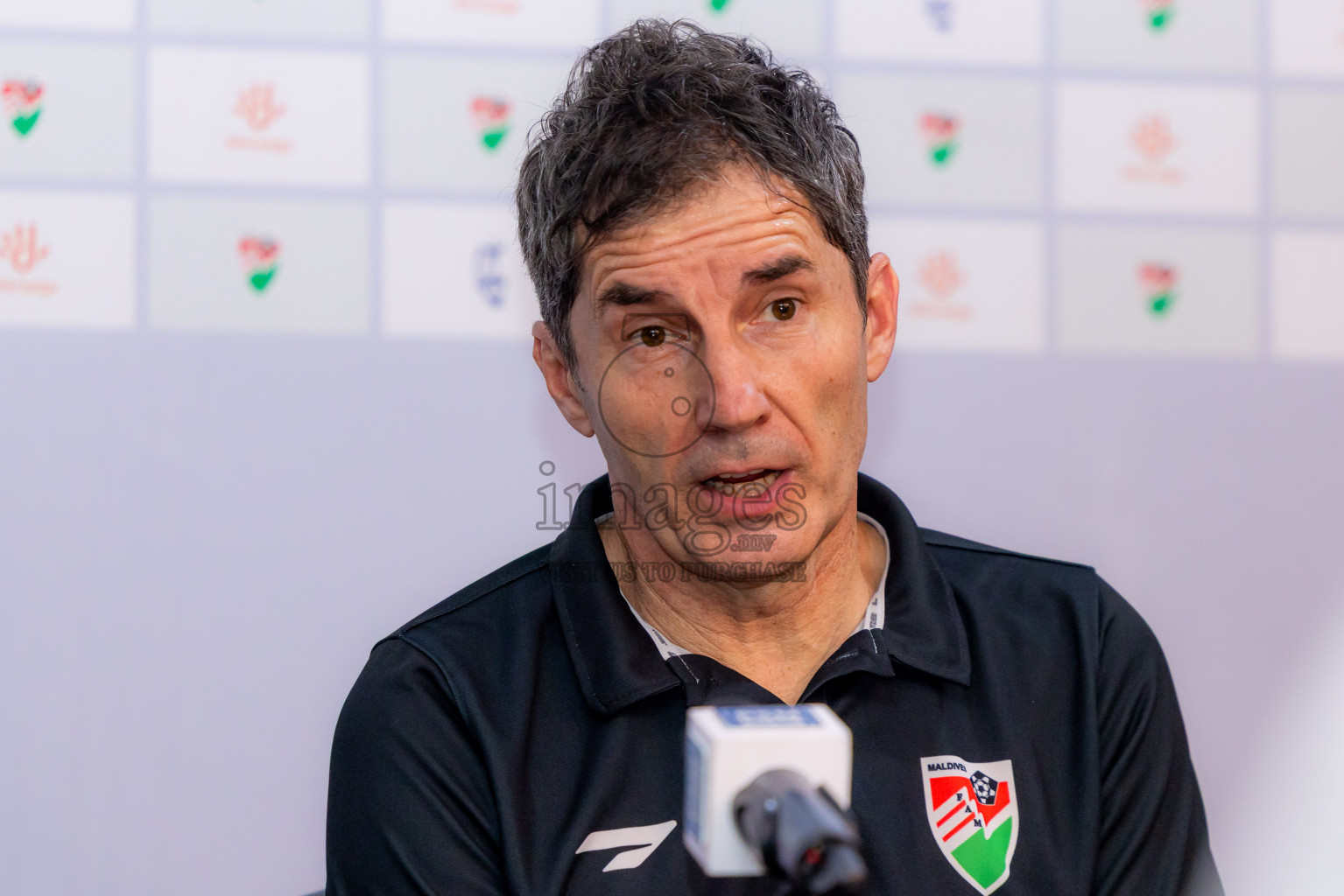 Pre match press conferences of AFC asian cup saudi arabia 2027 Qualifiers was held in National Football Stadium, Male' Maldives on Monday, 30th March 2026. Photos: Nausham Waheed / images.mv
