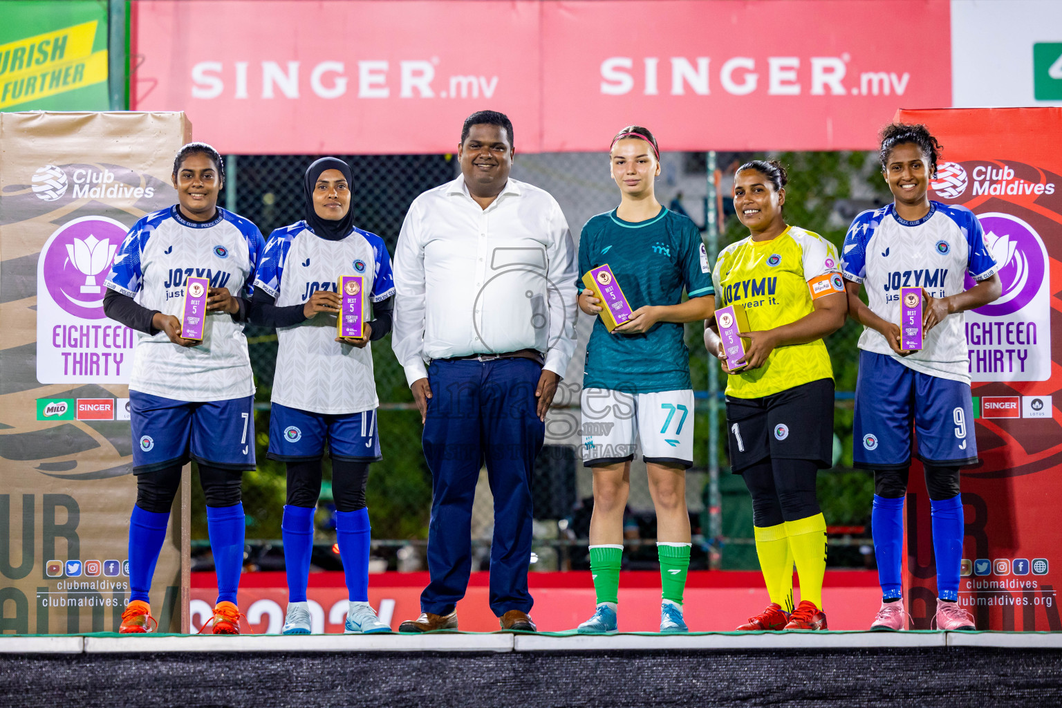 MPL vs POLICE CLUB in Finals of Eighteen Thirty 2024 held in Rehendi Futsal Ground, Hulhumale', Maldives on Sunday, 22nd September 2024. Photos: Nausham Waheed, Shu / images.mv