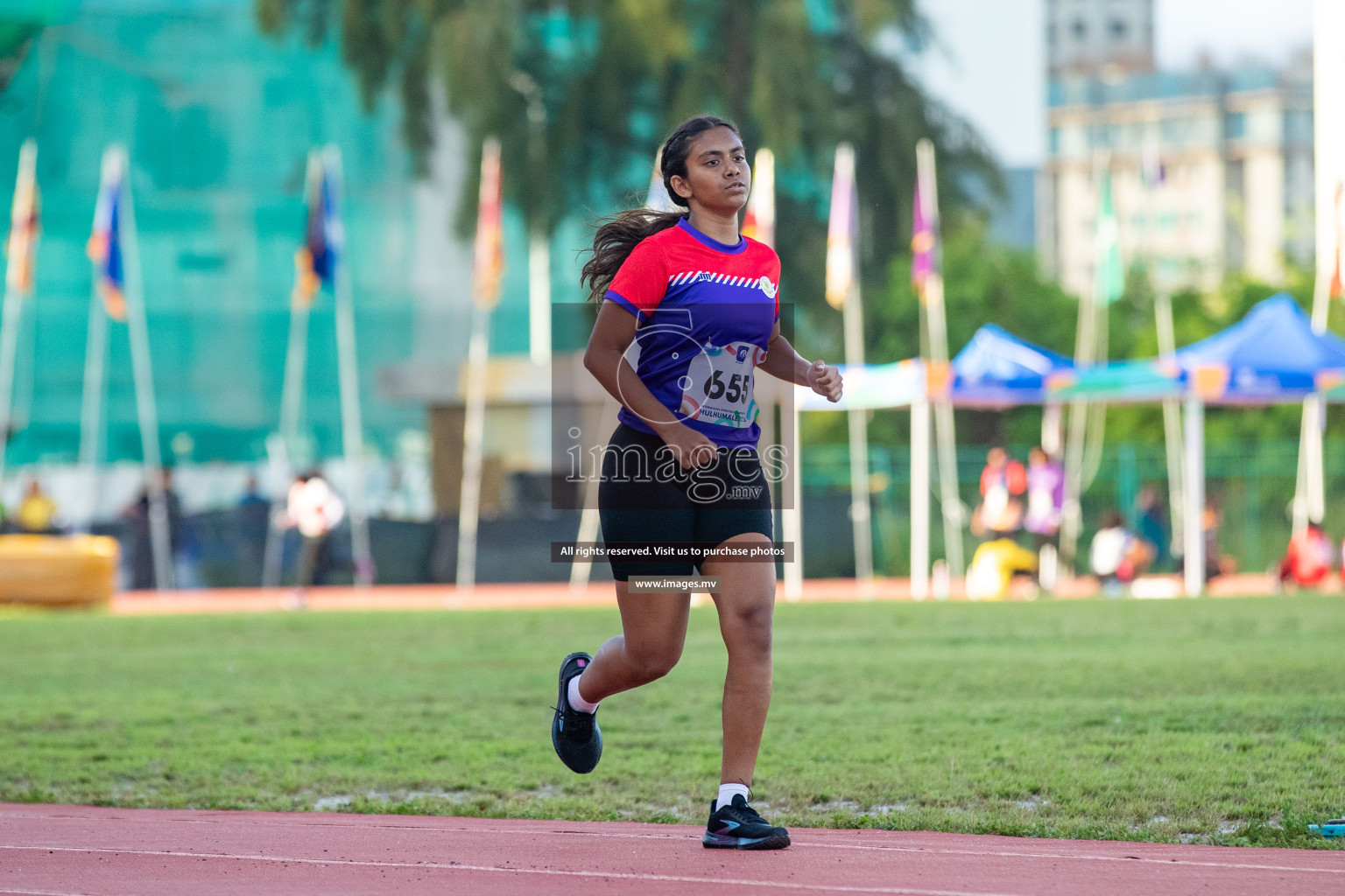 Day two of Inter School Athletics Championship 2023 was held at Hulhumale' Running Track at Hulhumale', Maldives on Sunday, 15th May 2023. Photos: Nausham Waheed / images.mv