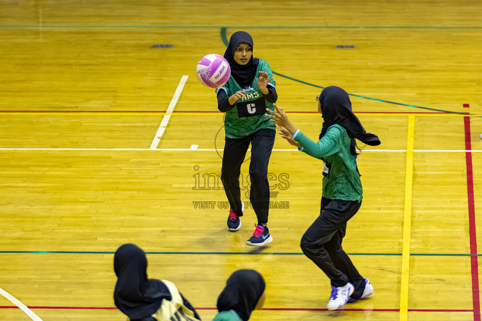 Day 8 of 26th Inter-School Netball Tournament 2025 was held in Social Center Indoor Hall on Sunday, 26th October 2025. Photos: Hassan Simah / images.mv