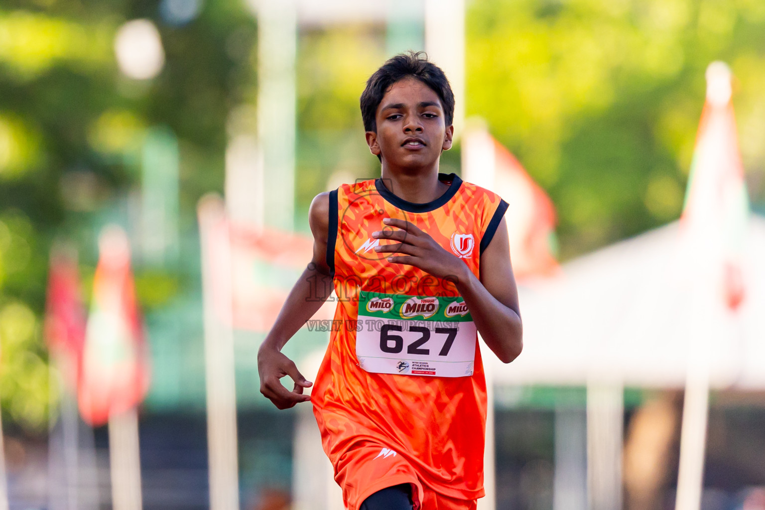 Day 1 of Inter-school Athletics Championship 2025 held in Ekuveni Synthetic Track, Male', Maldives on Monday, 06th October 2025. Photos by: Nausham Waheed / Images.mv
